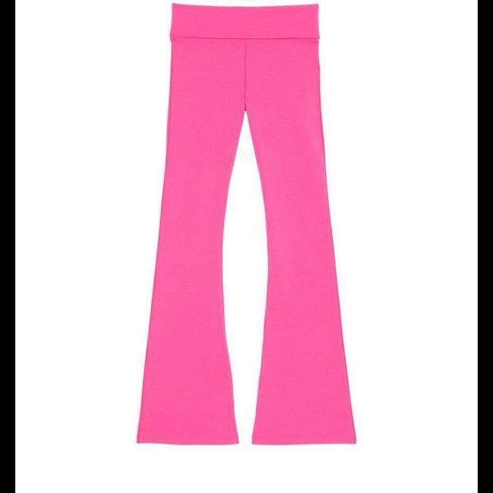 Y2K Victoria’s Secret PINK Bling Foldover Flare Leggings